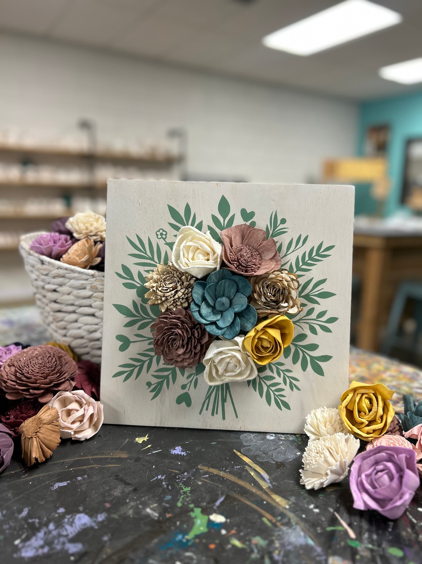 Wood Flower Projects