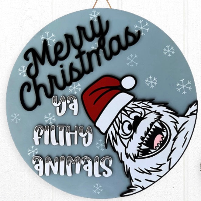 3D Holiday Door hangers