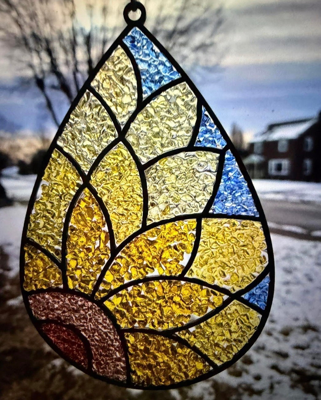 Faux Stained Glass Sun Catchers