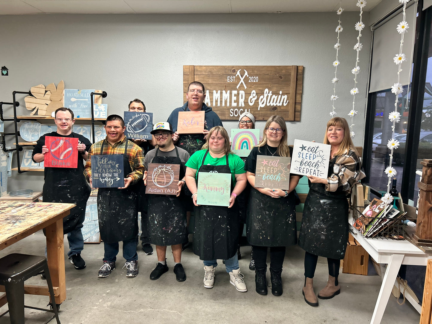 October Paint.Laugh.Create (a special class for special needs)