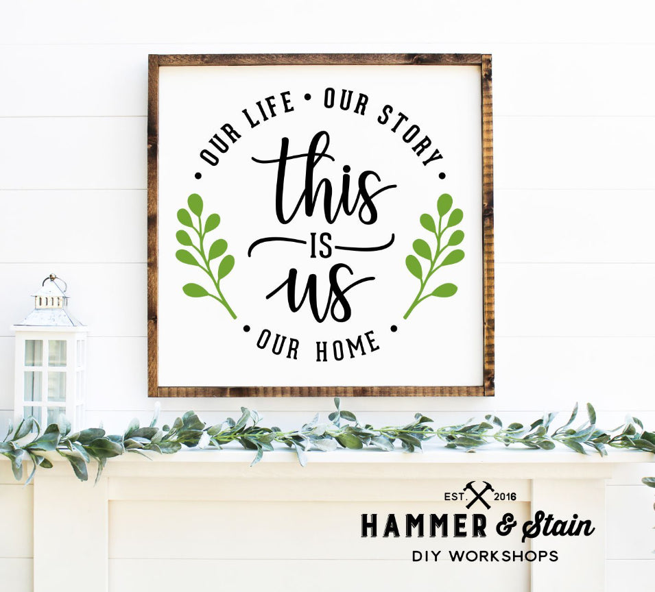 Square framed signs