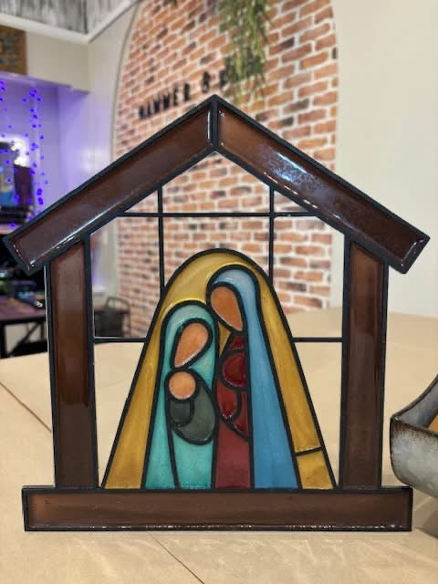 Christmas Faux Stained Glass workshop