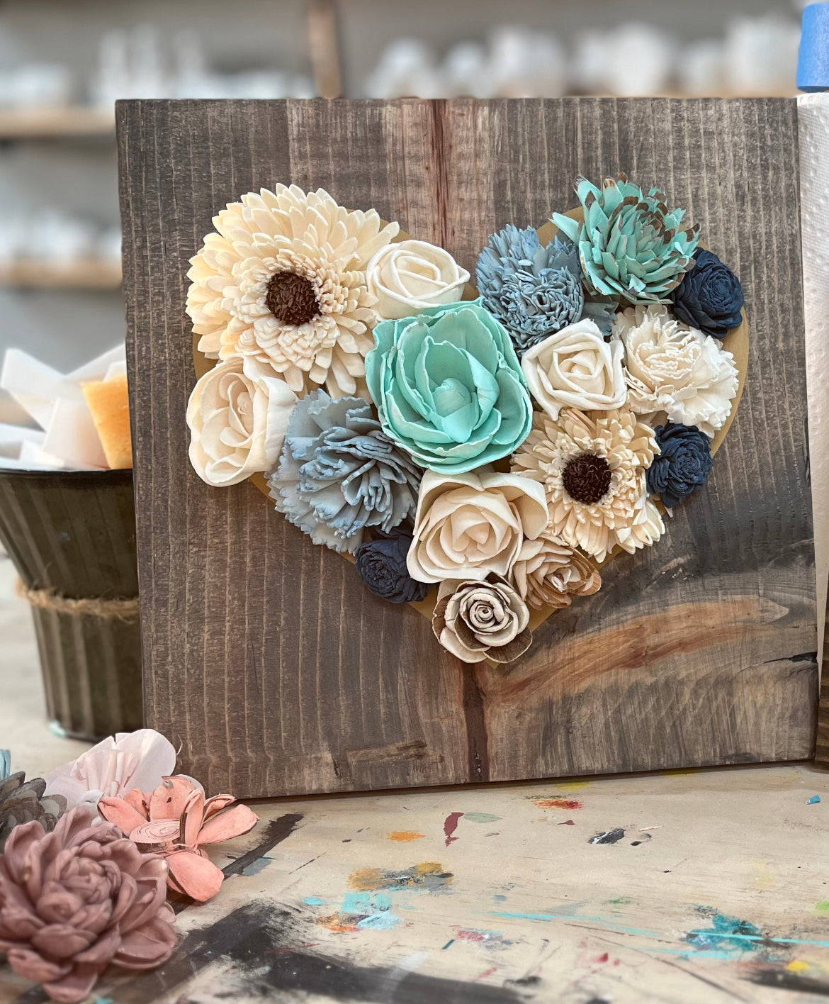 Wood Flower Projects