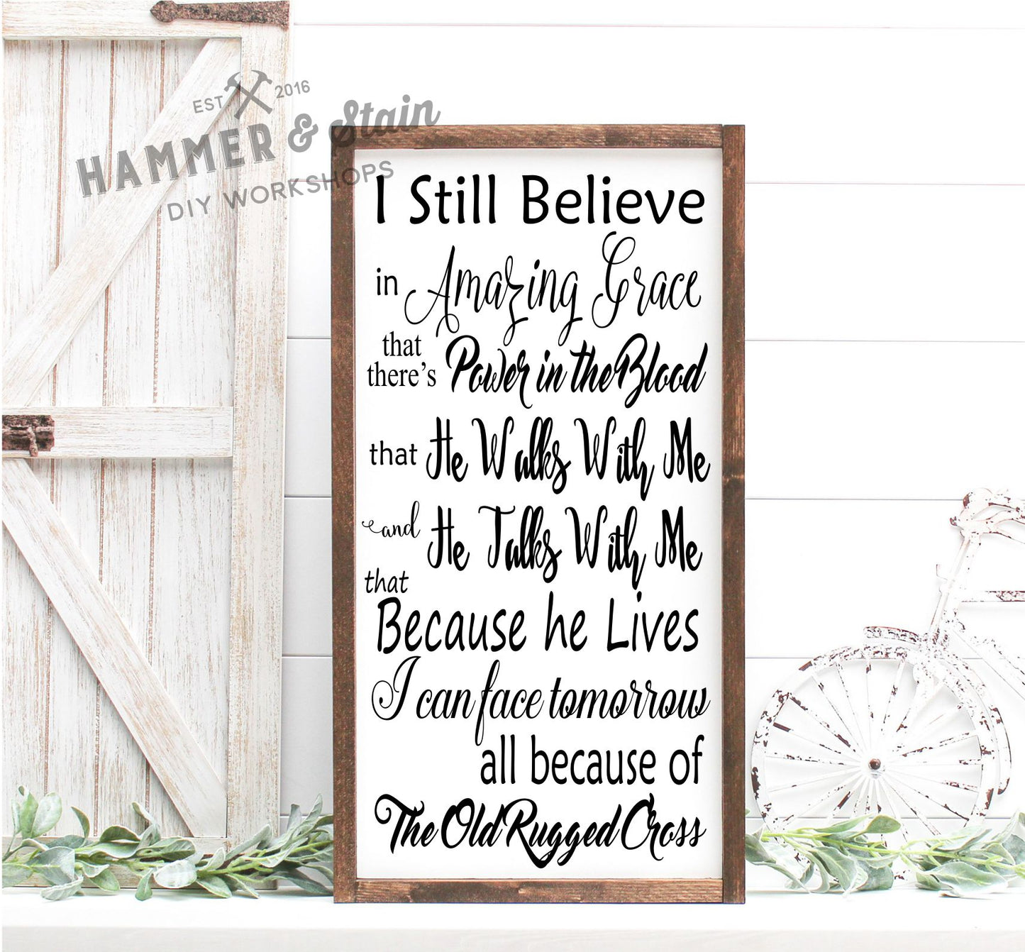 12x24 framed signs