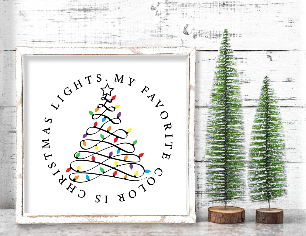 Christmas 18x18 framed signs
