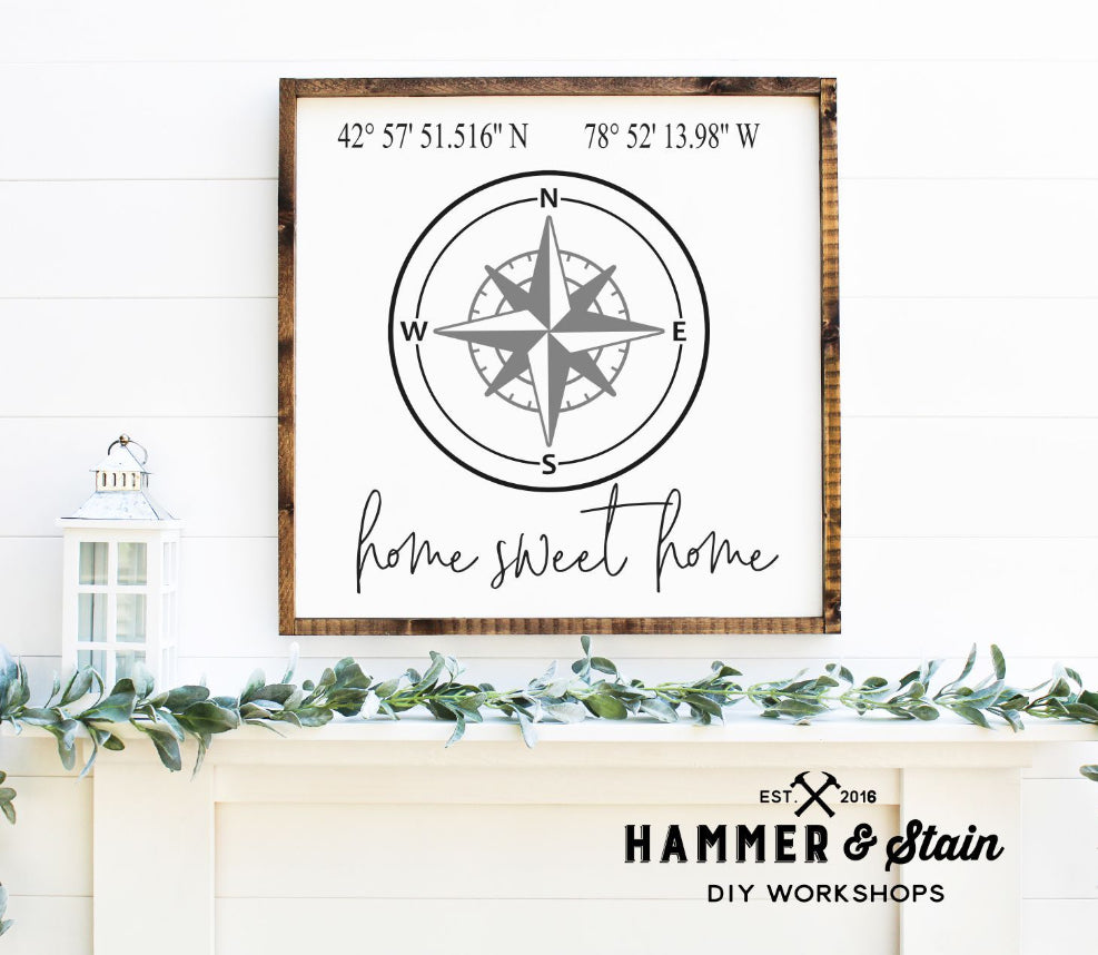Square framed signs