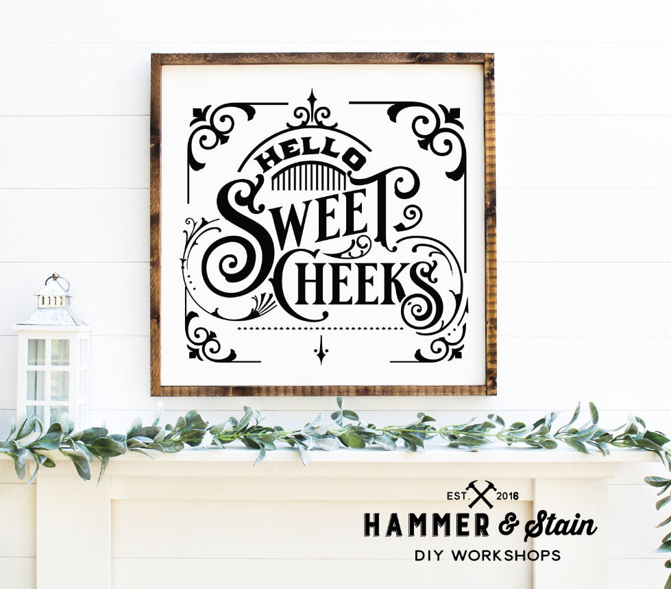 Square framed signs