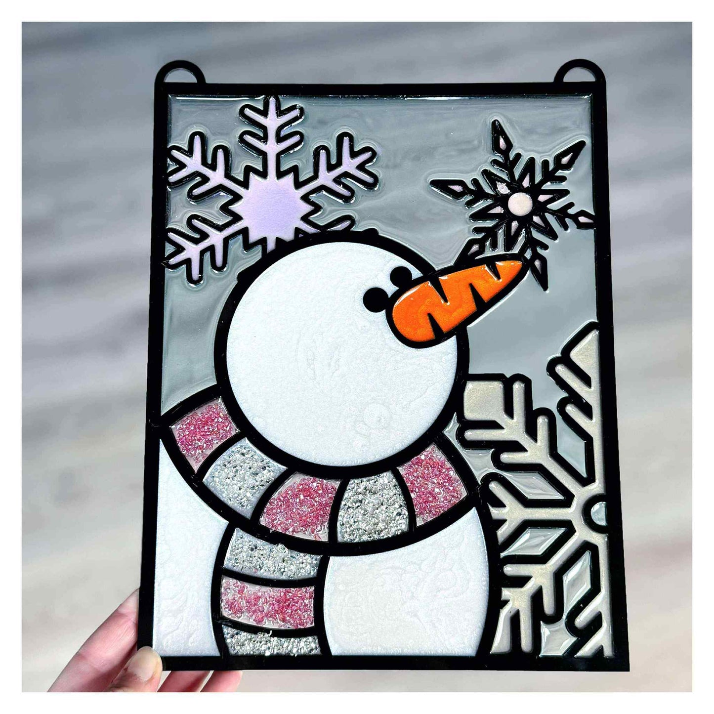 Christmas Faux Stained Glass workshop
