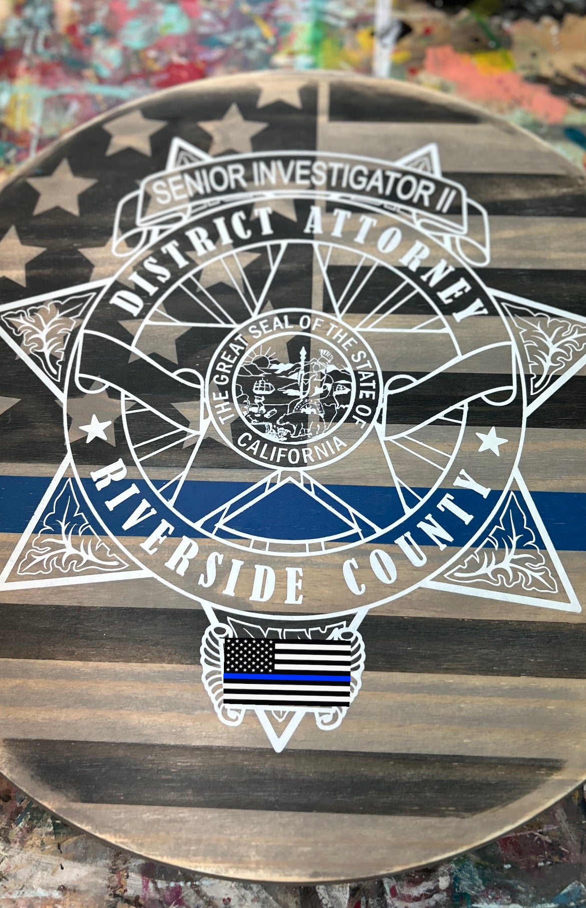LEO/EMS/FIRE/MILITARY Badge round