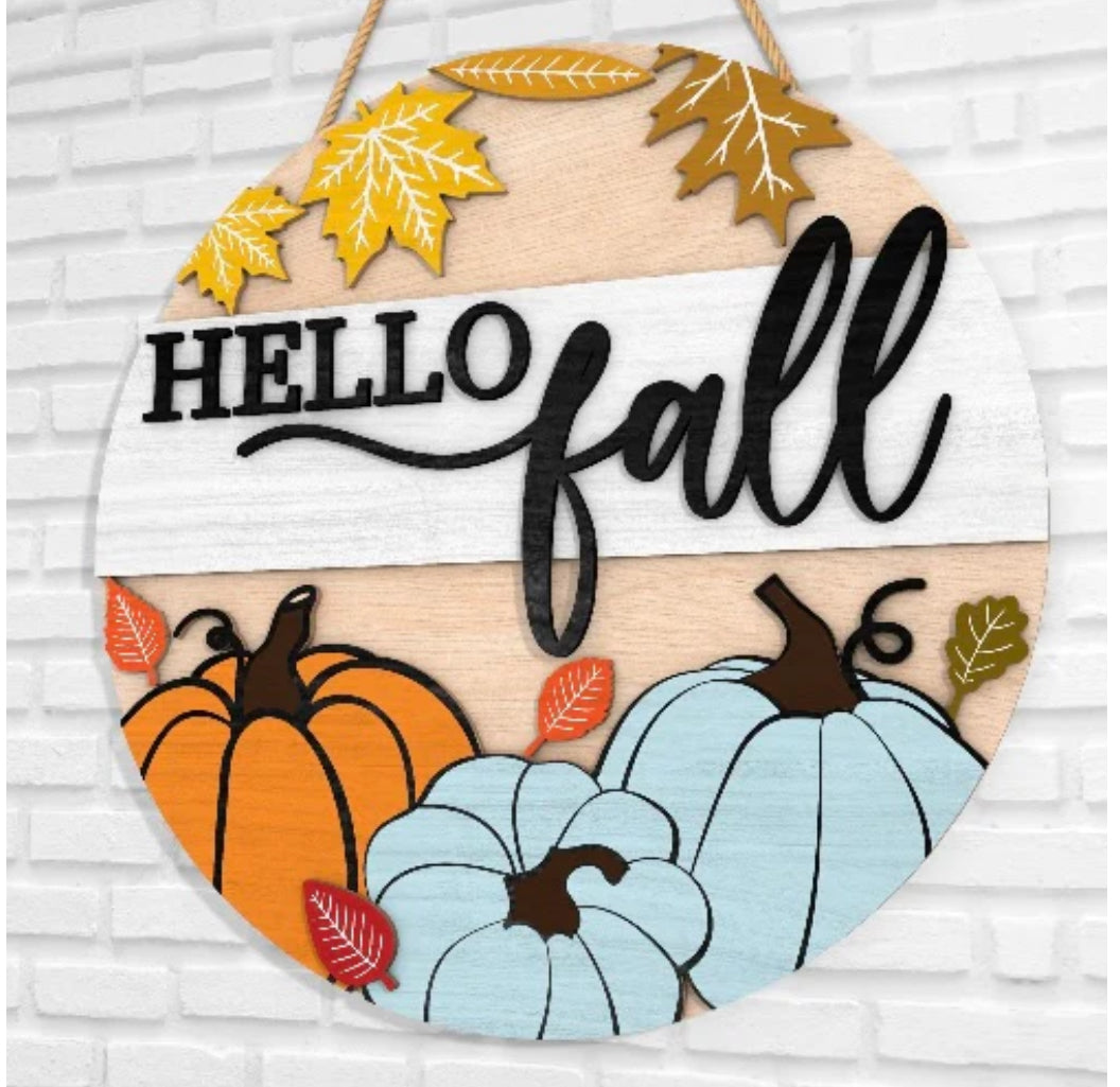 (0)14in 3D Fall Doorhangers-9/11/25
