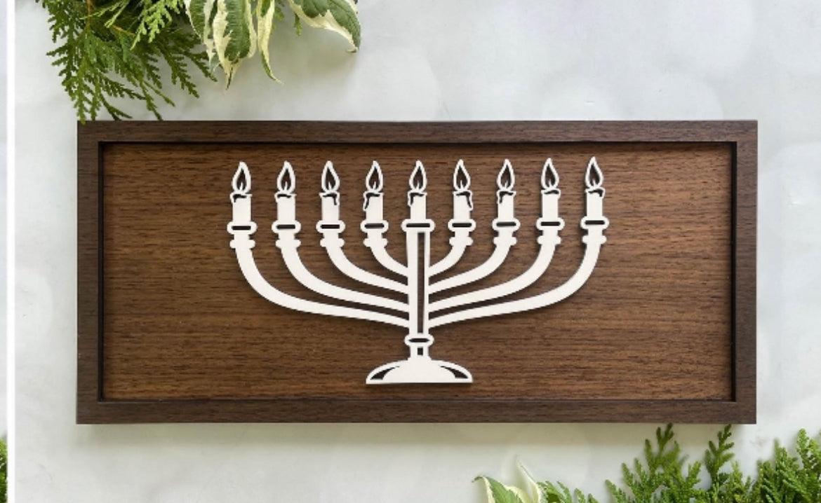Framed Christmas Outline