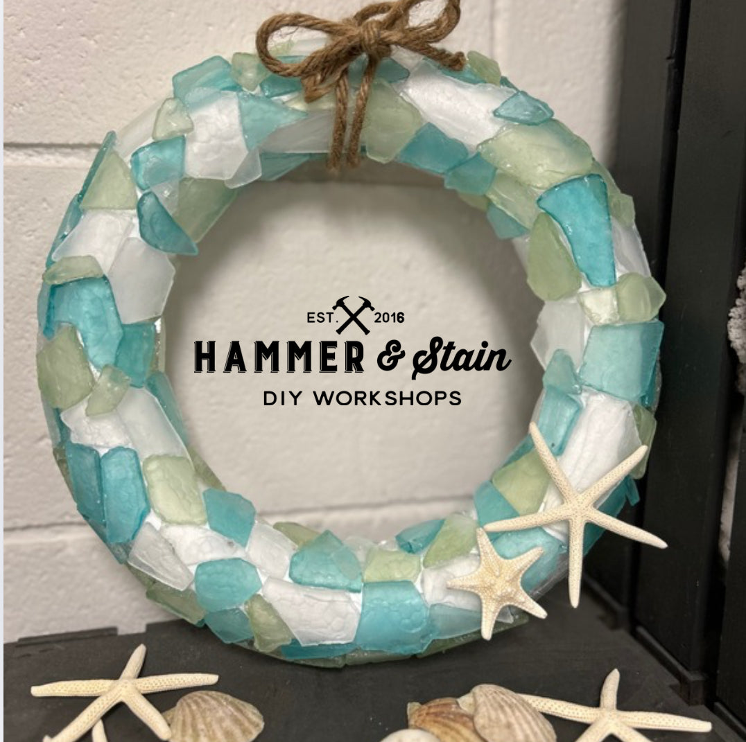 Seaglass Wreath