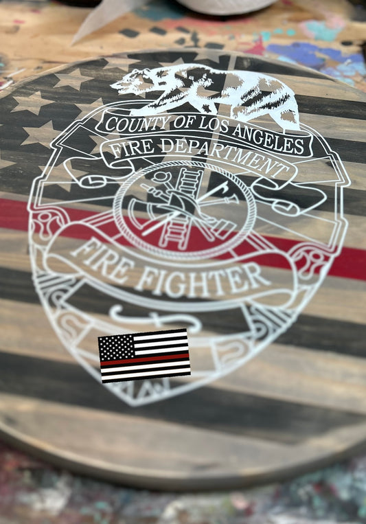 LEO/EMS/FIRE/MILITARY Badge round