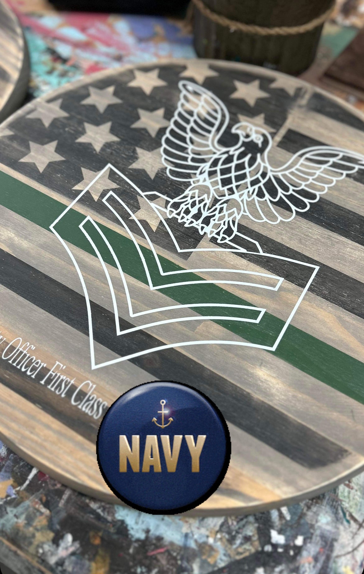 LEO/EMS/FIRE/MILITARY Badge round