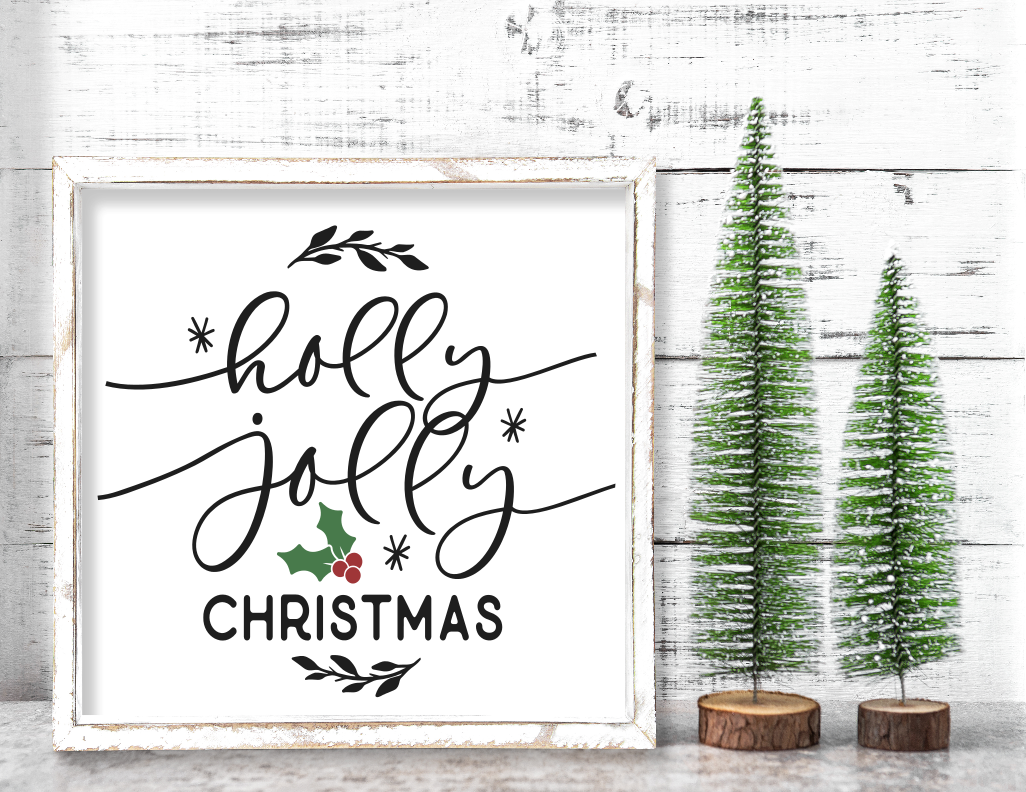 Christmas 18x18 framed signs