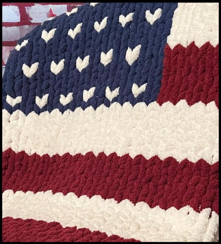 chunky knit blanket