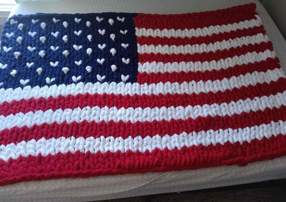 chunky knit blanket