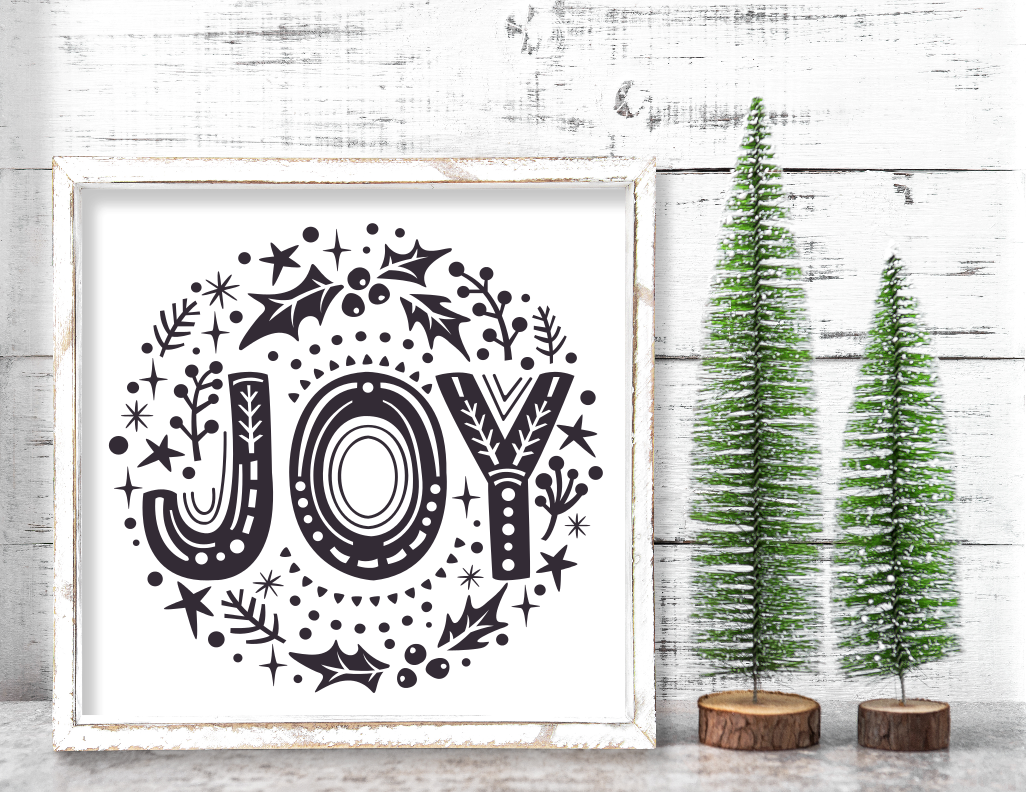 Christmas 18x18 framed signs