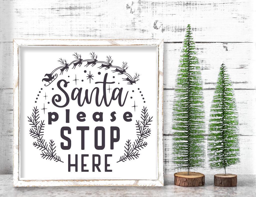 Christmas 18x18 framed signs