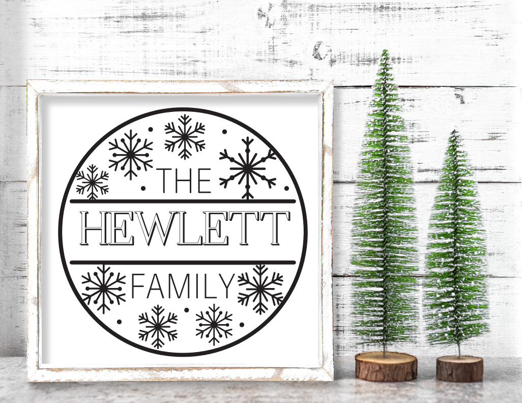 Christmas 18x18 framed signs