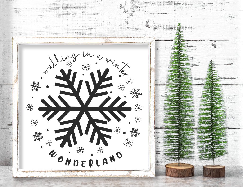 Christmas 18x18 framed signs