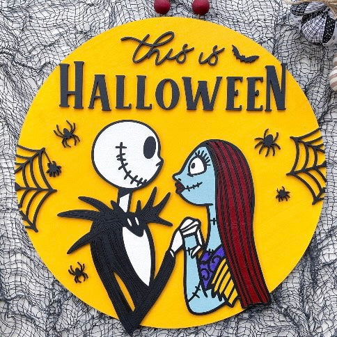 (0)14in 3D Halloween Doorhangers-9/11/25