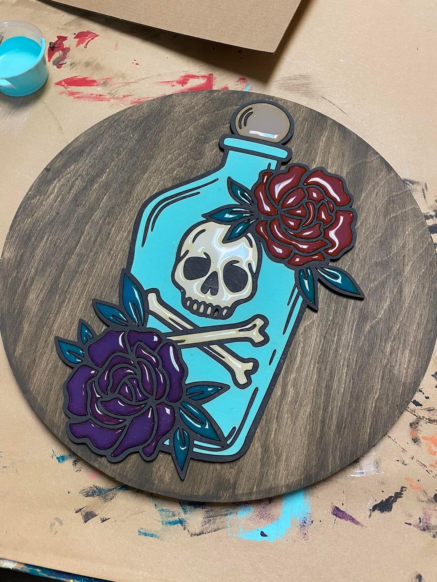 Fall/Halloween Liquid glass projects