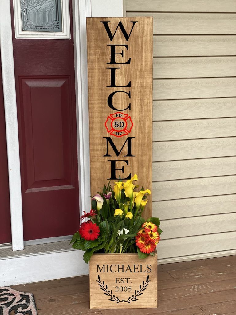Porch Welcome Planter