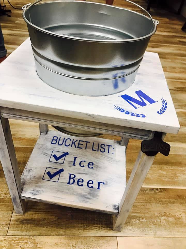 Beverage Bucket Table