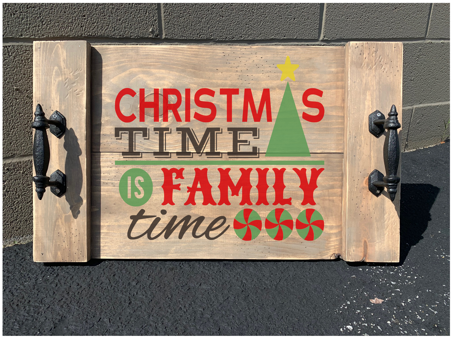 Christmas Farmhouse Tray
