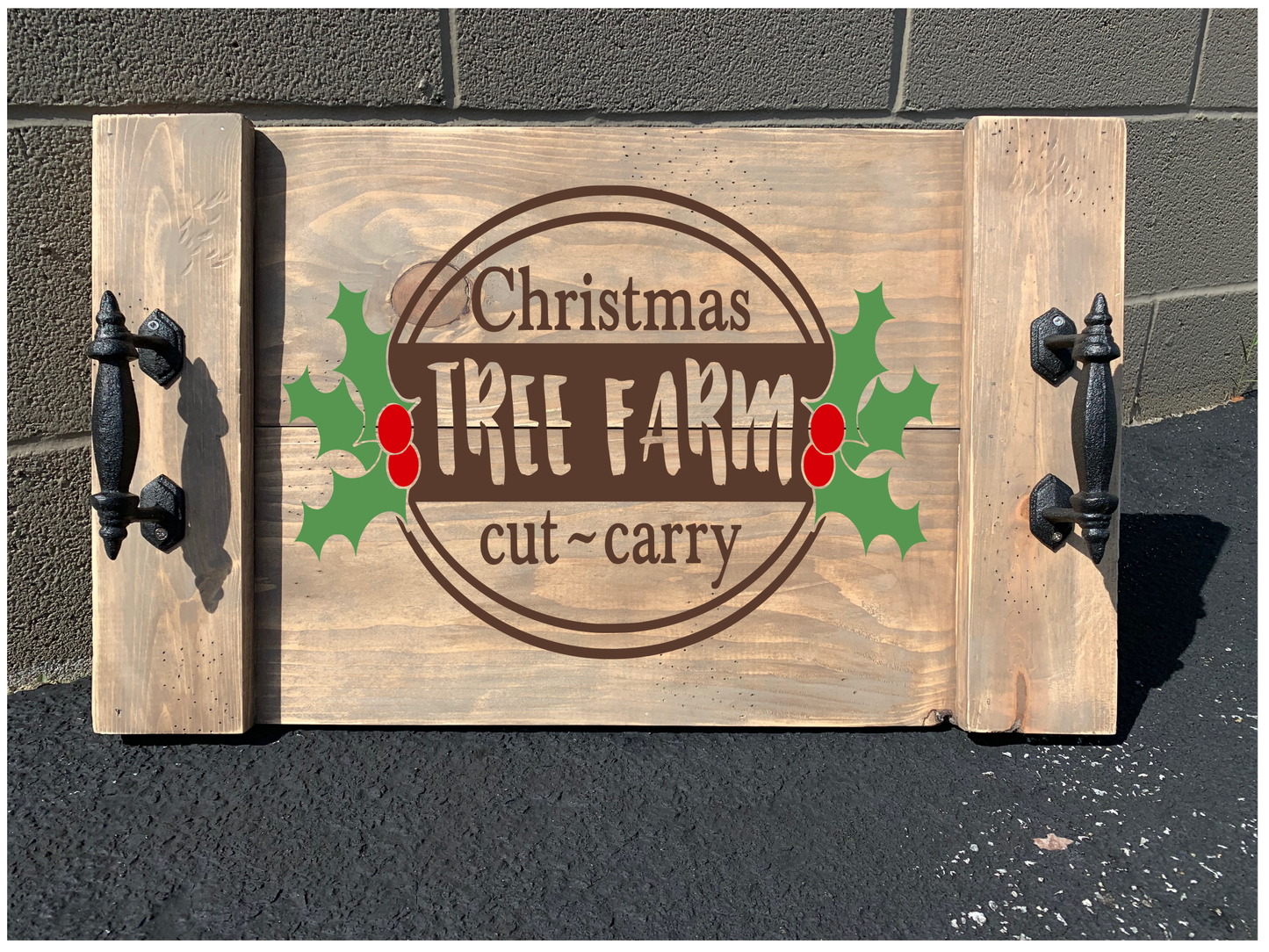 Christmas Farmhouse Tray