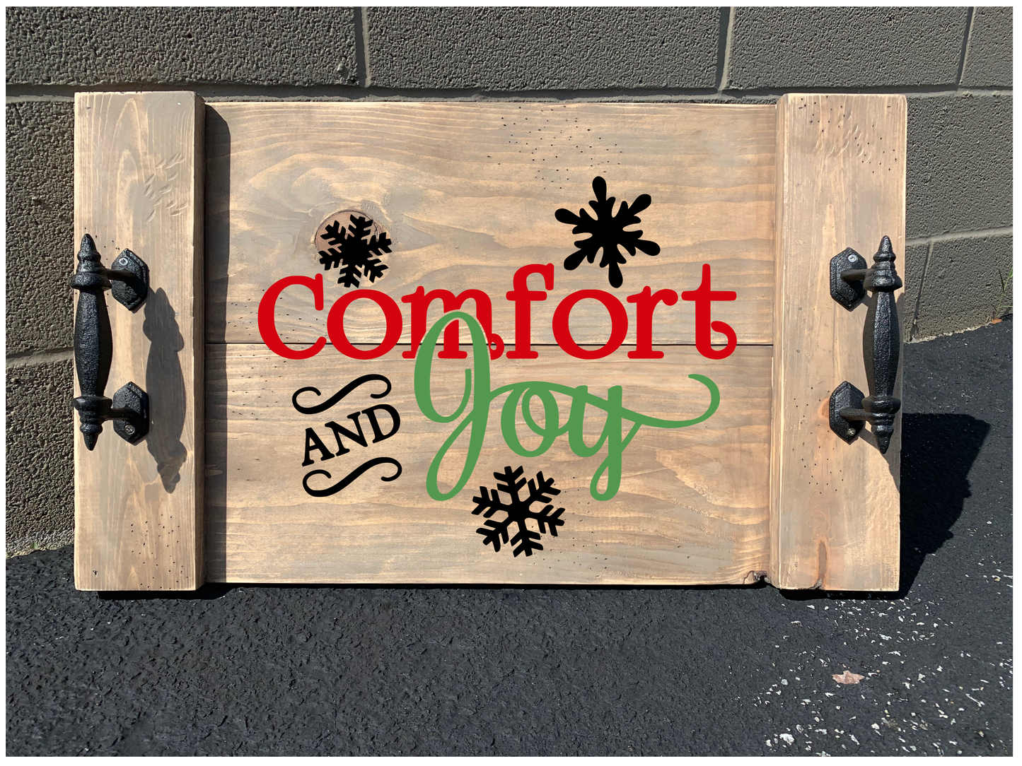 Christmas Farmhouse Tray