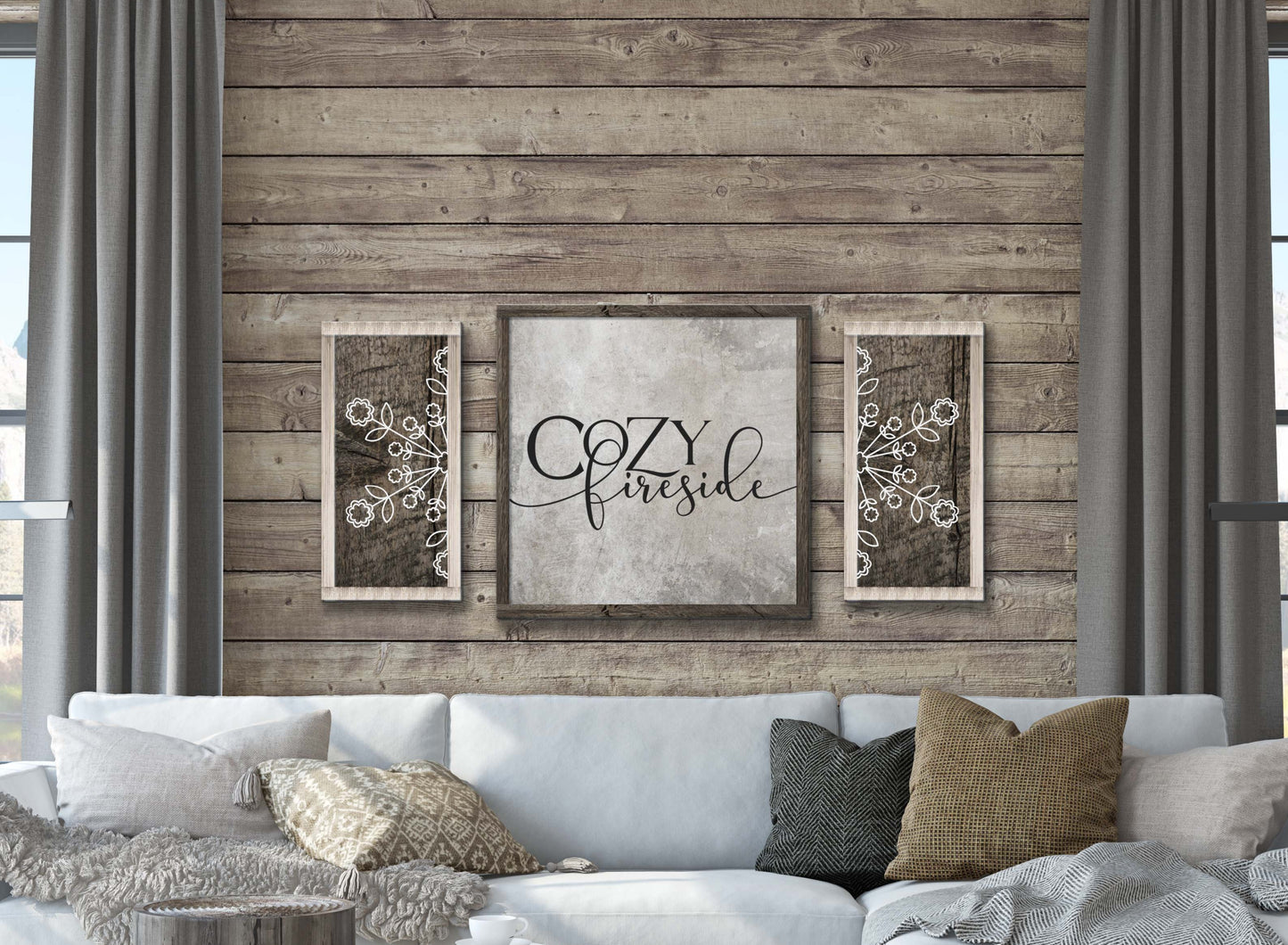 SILVER SNOWFLAKE TRIO