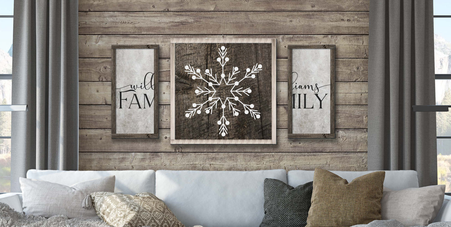 SILVER SNOWFLAKE TRIO