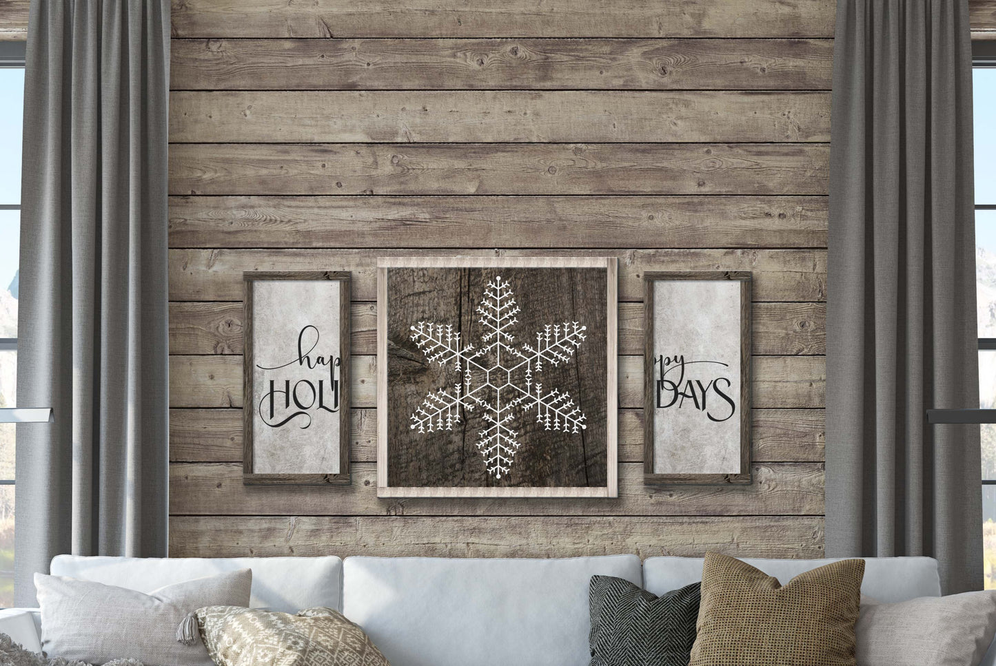 SILVER SNOWFLAKE TRIO