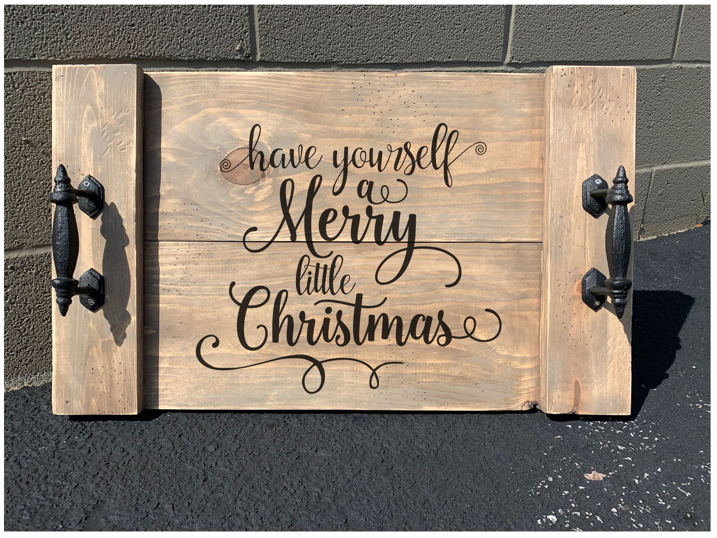 Christmas Farmhouse Tray