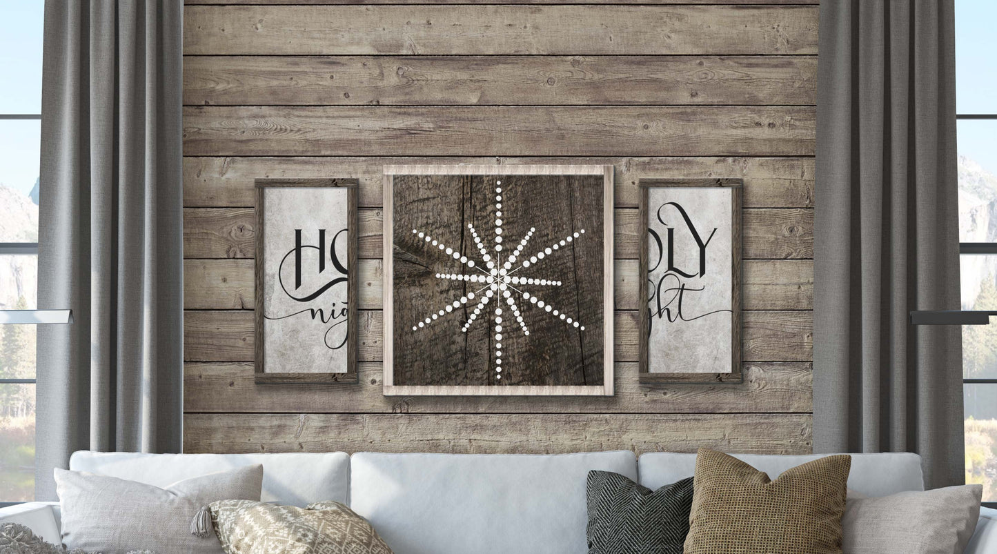 SILVER SNOWFLAKE TRIO