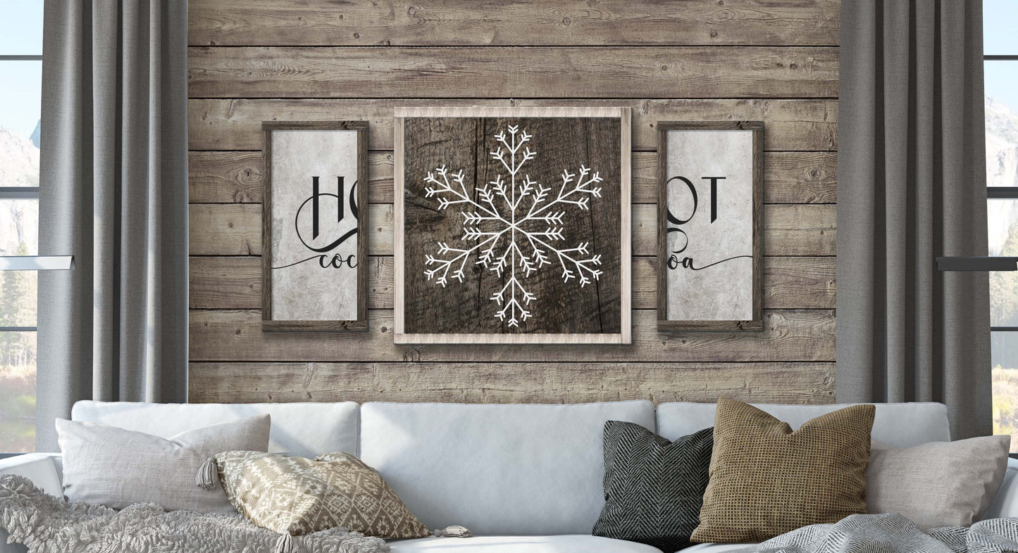 SILVER SNOWFLAKE TRIO