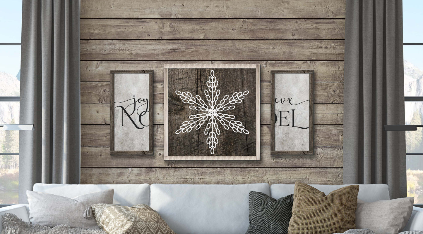 SILVER SNOWFLAKE TRIO