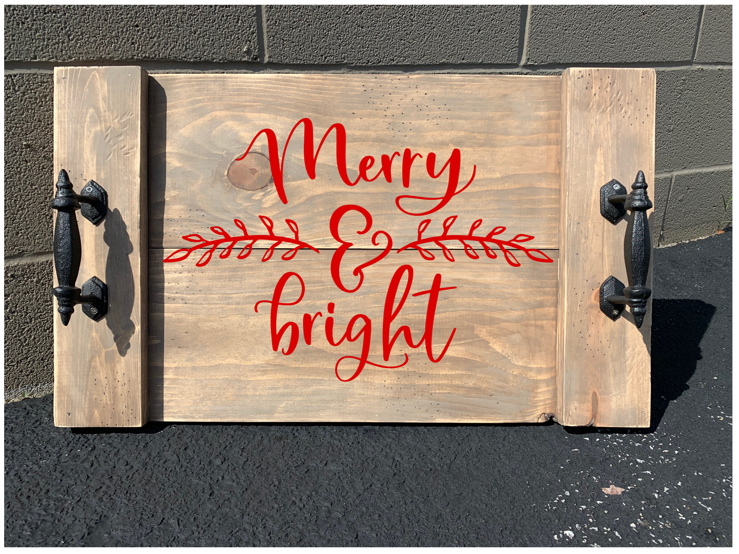 Christmas Farmhouse Tray