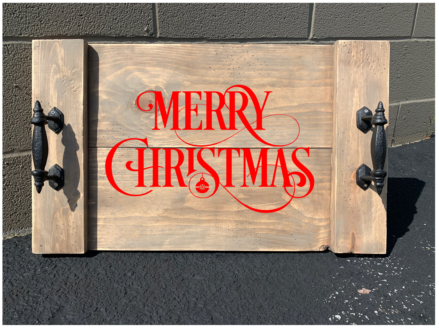 Christmas Farmhouse Tray