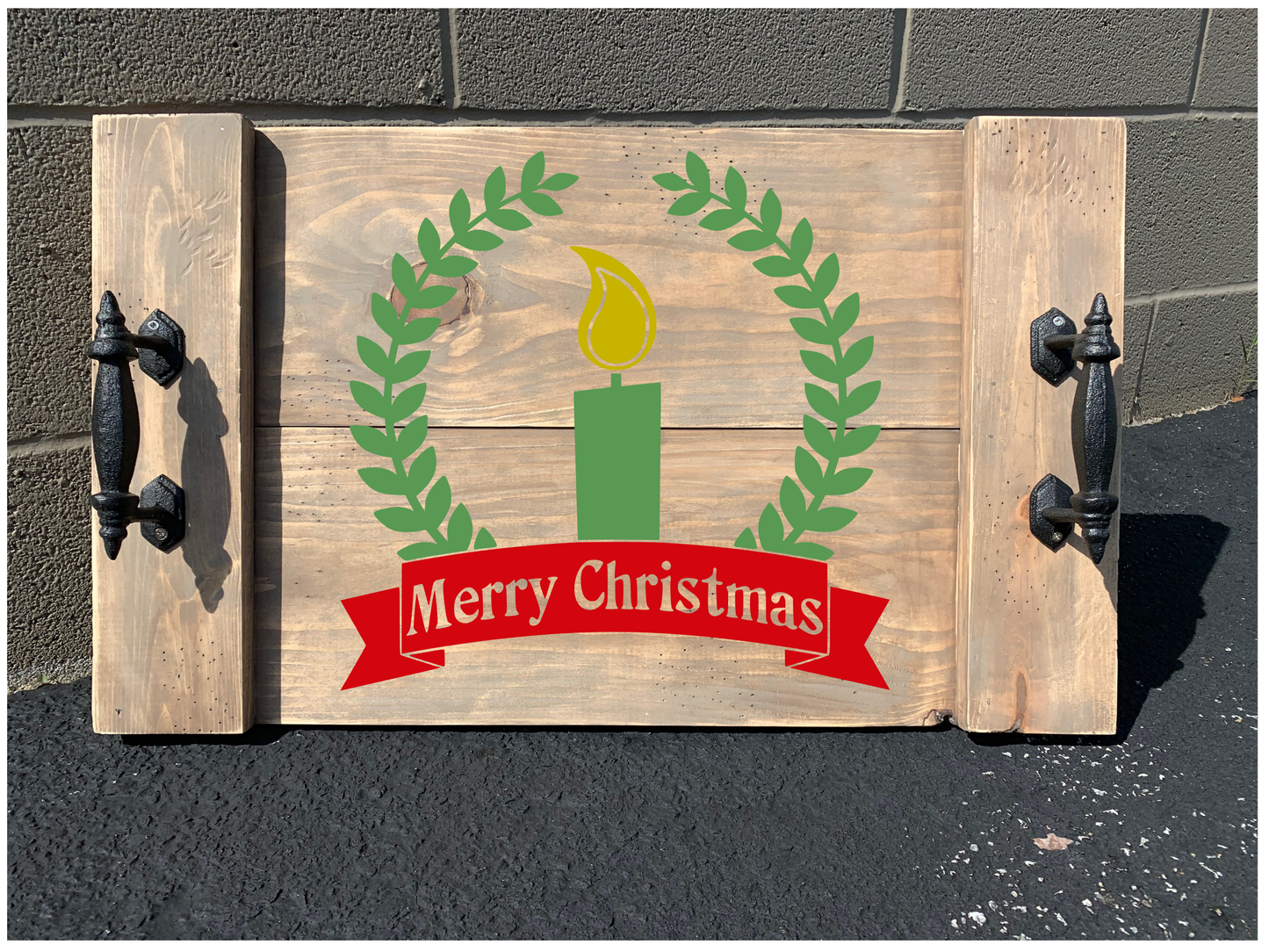 Christmas Farmhouse Tray