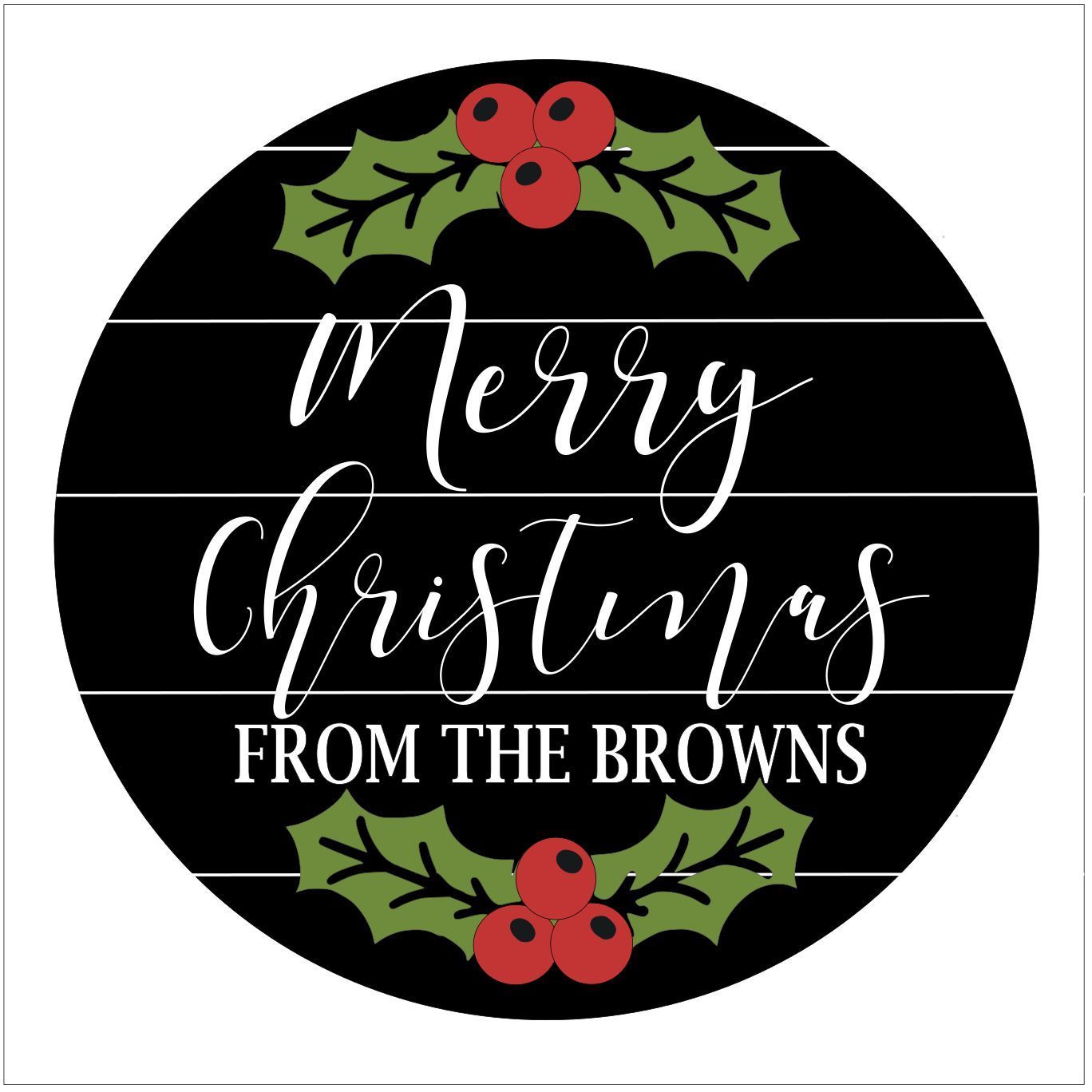 Christmas 18in Rounds