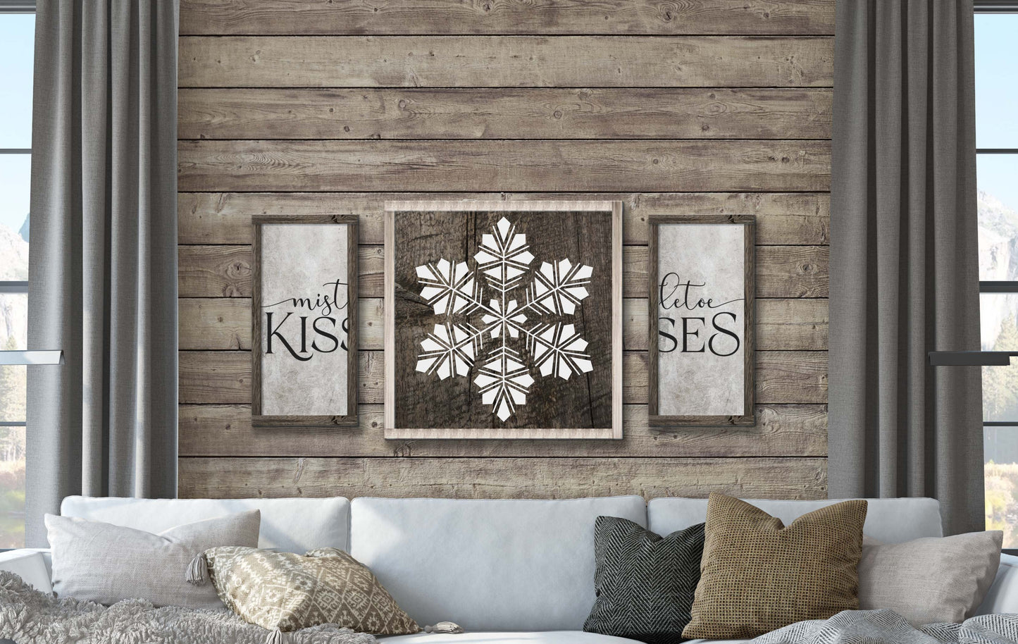 SILVER SNOWFLAKE TRIO