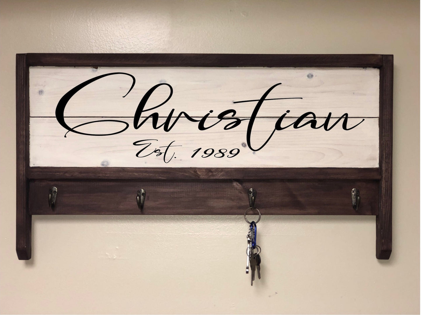 shiplap key holder