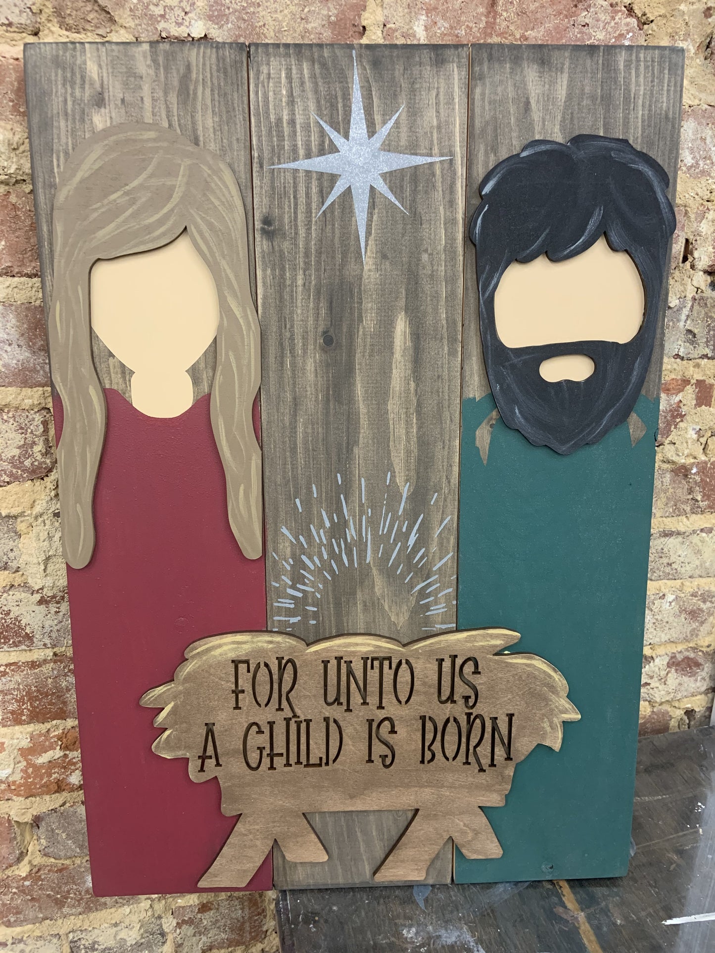3D Christmas pallet boards