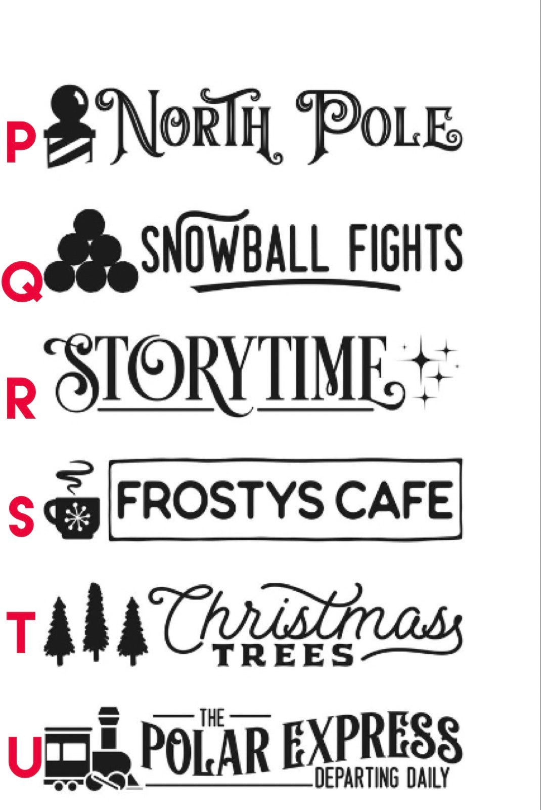 Christmas Directional Sign