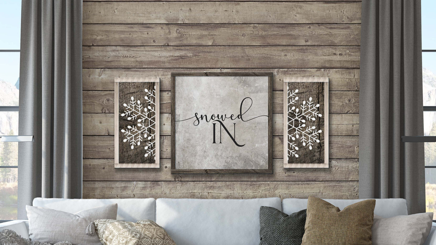 SILVER SNOWFLAKE TRIO