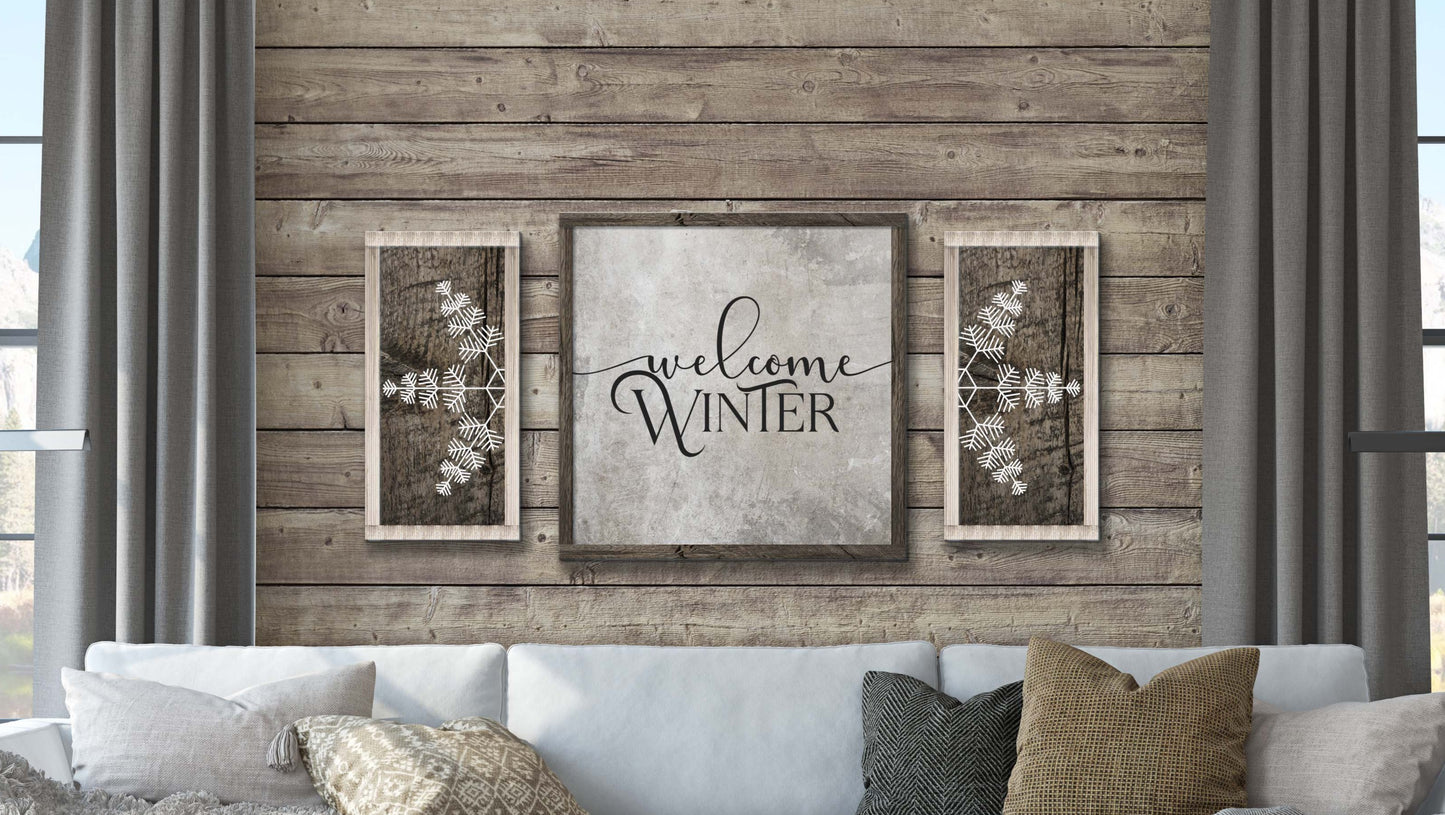SILVER SNOWFLAKE TRIO