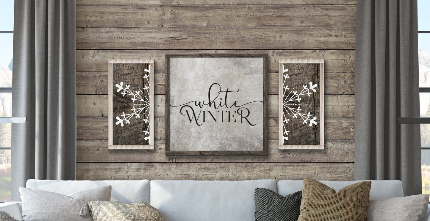 SILVER SNOWFLAKE TRIO